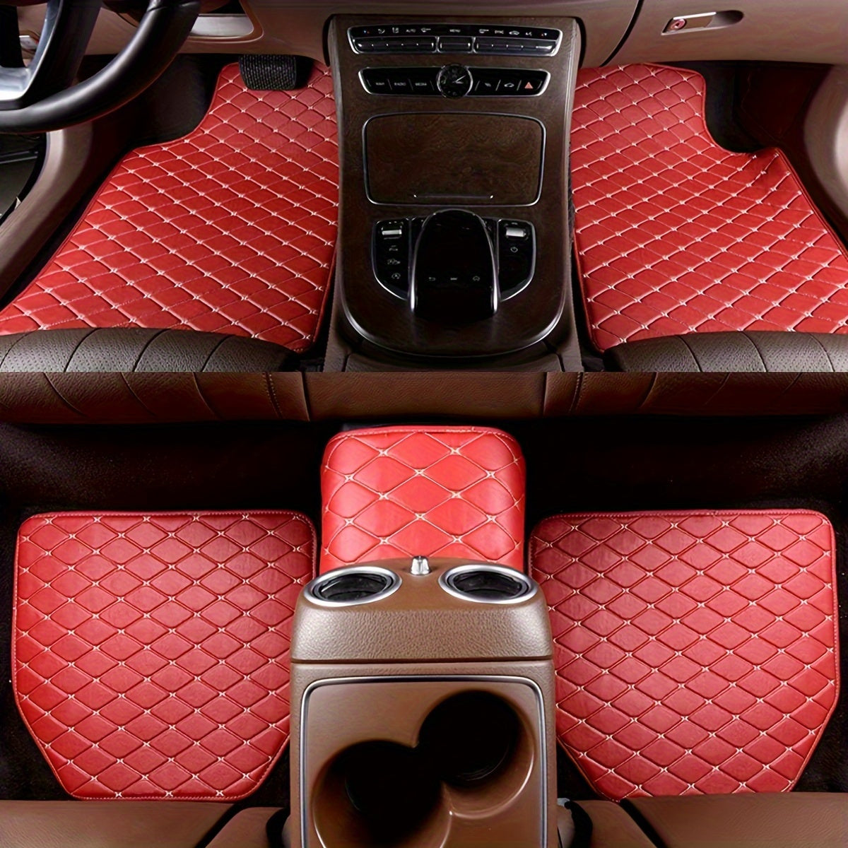 Anti-Slip Car Floor Mats (front and rear mats)