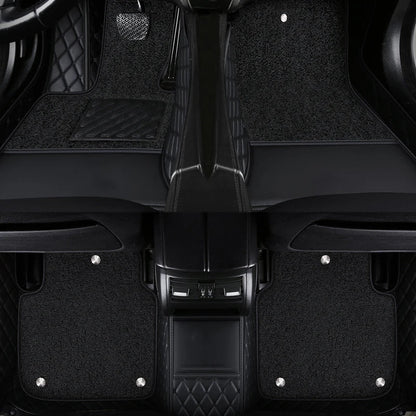 Heavy-duty floor mats for cars (With an extra mat on top)